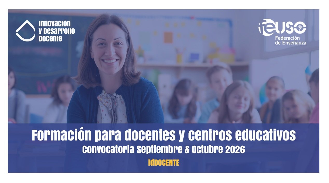 Cursos de IDD-descuentos para afiliados a USO Enseñanza (septiembre-octubre 2026).