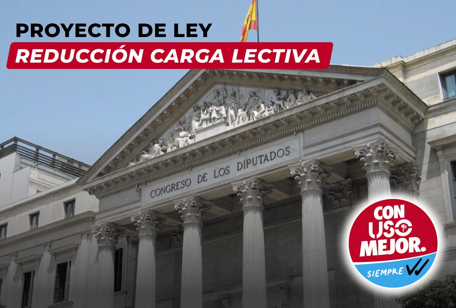Recogida la propuesta de USO Enseñanza para incluir a la concertada en la reducción de la carga lectiva.