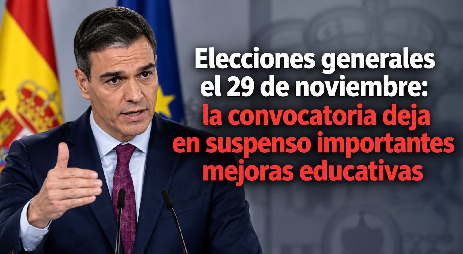 Elecciones generales el 29-11-26: importantes mejoras educativas en el aire.
